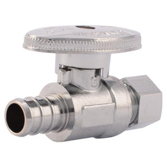 SharkBite 23057LF 1/2 x 3/8 in. Barbed x OD Compression Oval Handle Straight Supply Stop Valve