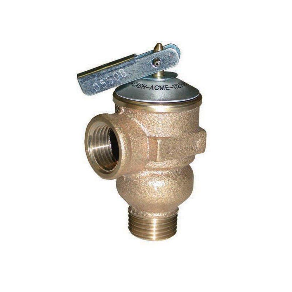 Cash Acme 23343-0150 FWL 3/4 in. Bronze MNPT x FNPT 150# Relief Valve