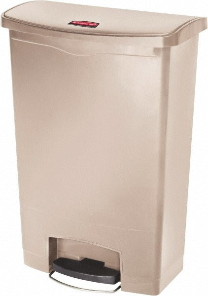 RUBBERMAID Rubbermaid 1883552 Step-on Trash Can 24 Gallon Beige