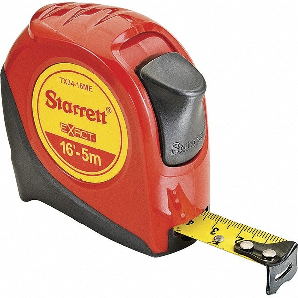 STARRETT Starrett 30652 Tape Measure 16 Ft 3/4 Inch Yellow Blade