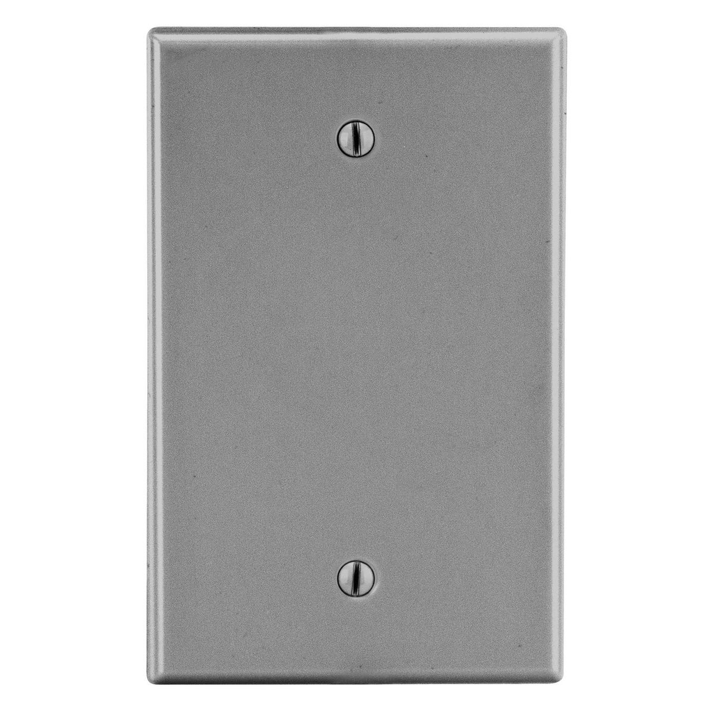 Hubbell Wiring Device-Kellems P13GY HWDK P13GY Wallplate, 1-G, Box Mt B