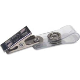 ADVANTUS Advantus Corp. 75410 Badge Clip Clear Vinyl Strap 100 Pack