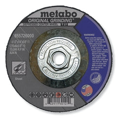 Metabo 655726000 Grinding Wheel T27 A24N 4.5x1/4x5/8-11