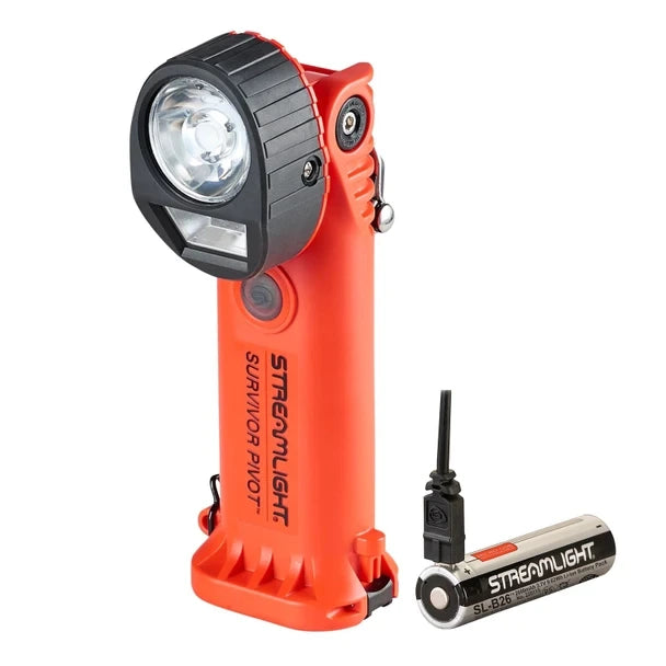 STREAMLIGHT Streamlight 91804 Survivor Pivot USB Rechargeable Flashlight 325 Lumens (90Â° Pivot) 91814