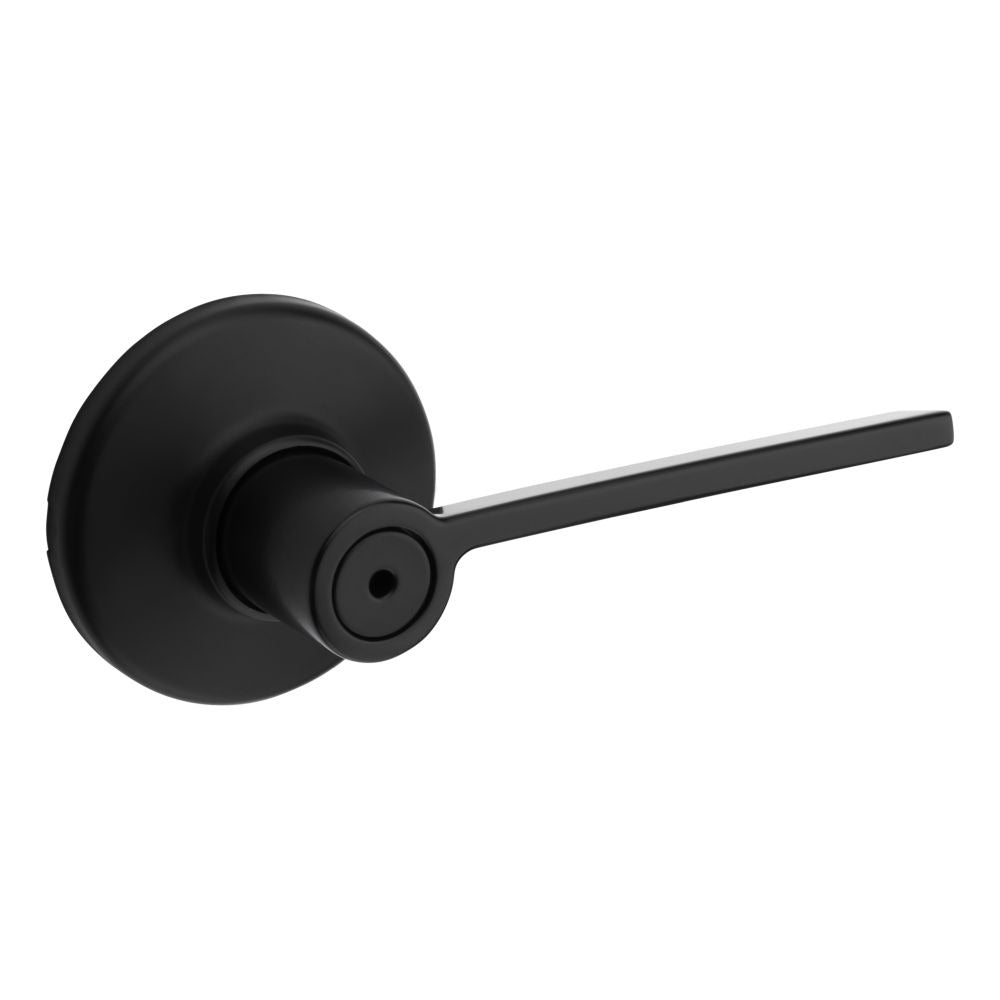 KWIKSET Kwikset 300LRLRDT-514 Ladera Privacy Door Lock Matte Black