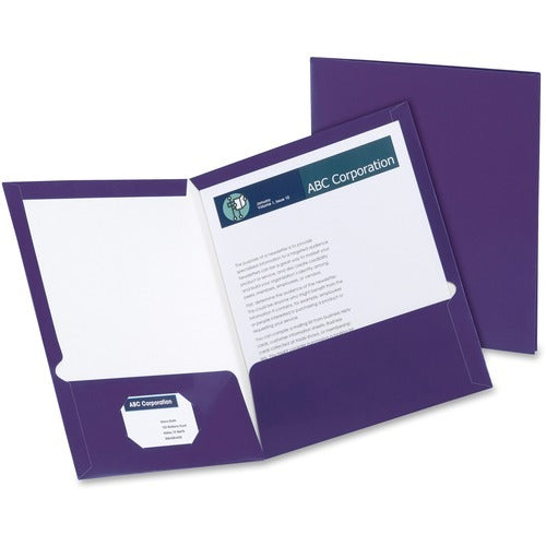 OXFORD Oxford OXF51726 2-pocket Laminated Folder Box of 25