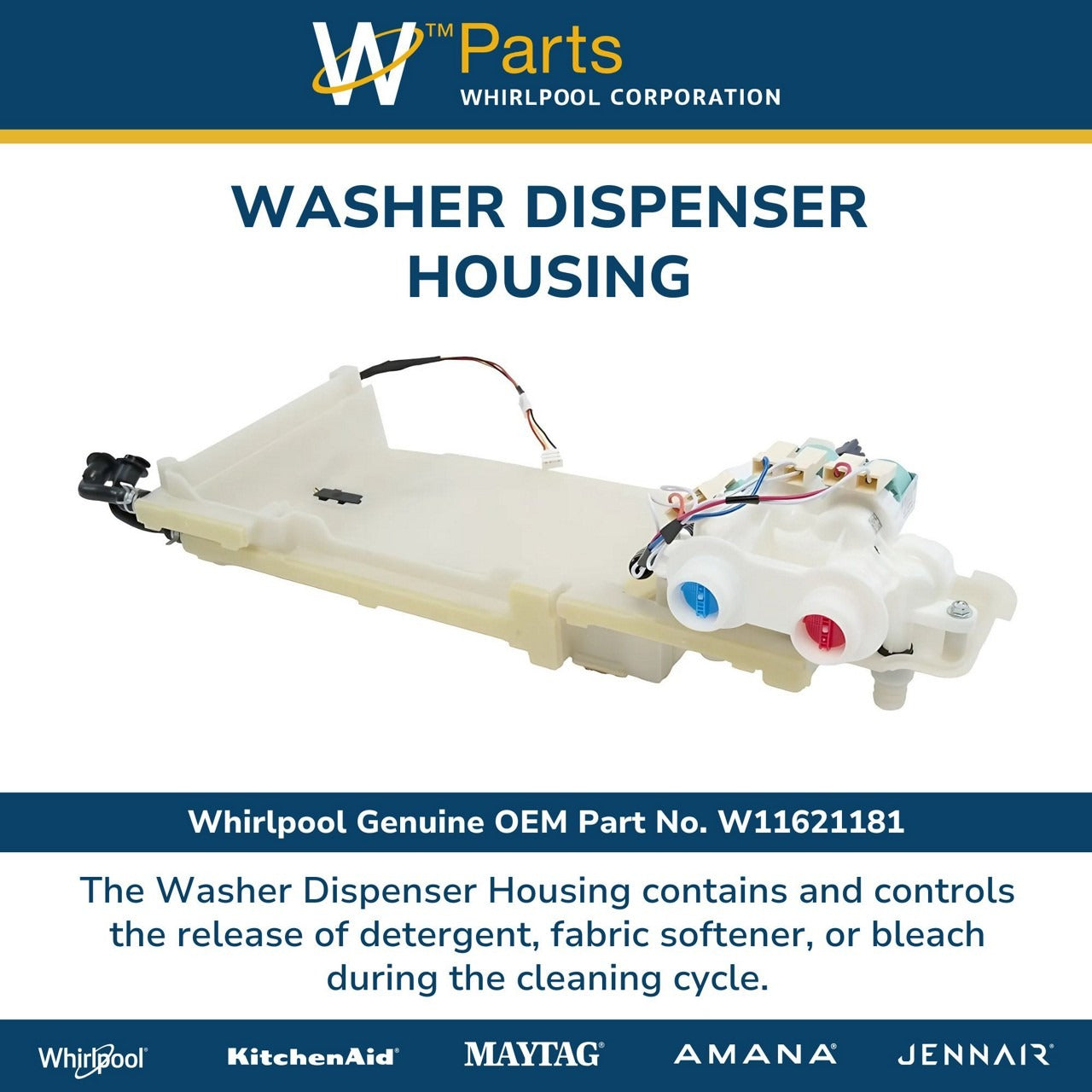 WHIRLPOOL Whirlpool W11621181 Bulk Disp Housing ASM