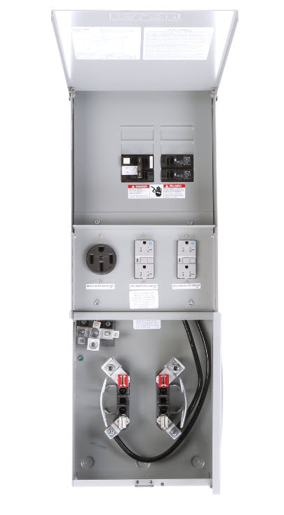 Siemens TL1F77RB Power Outlet Panel, 1-Phase, 120/240 V 125A Main Lug, Surface Mount, Bottom Fed