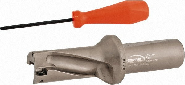 HERTEL Hertel 4006159 Indexable Insert Drill 1-1/4 in 2xd