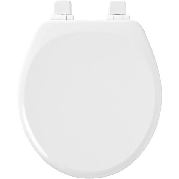BEMIS Bemis 43SLOW 000 Lannon round enameled wood toilet seat (closed front)