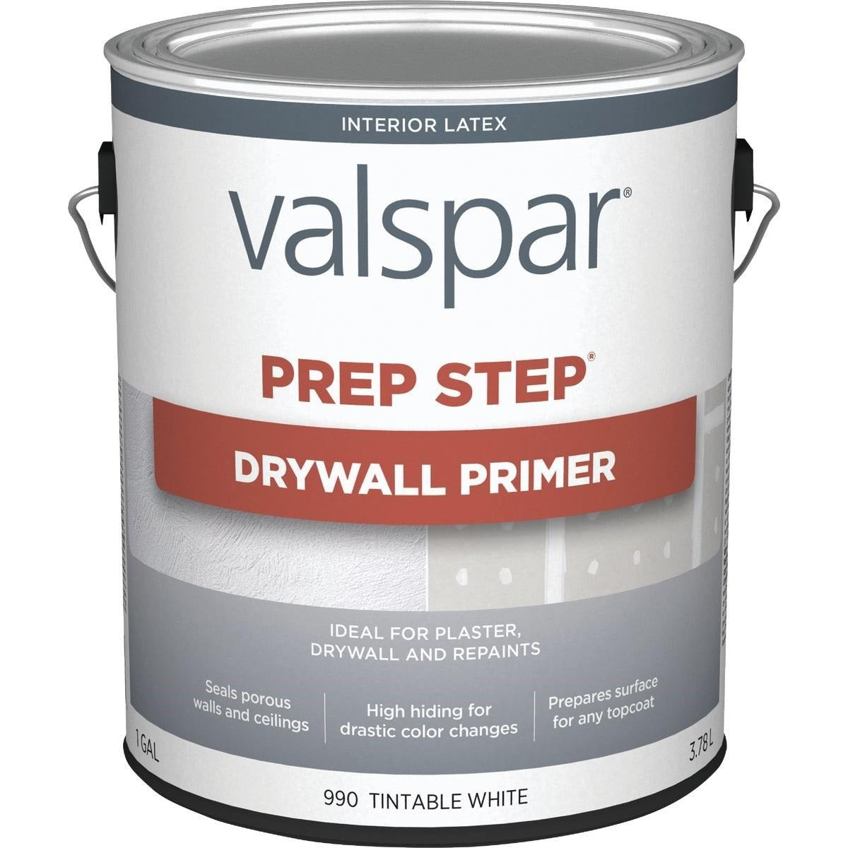 VALSPAR VALSPAR 044.0000990.007 Prep-Step Drywall Primer White 1 Gal
