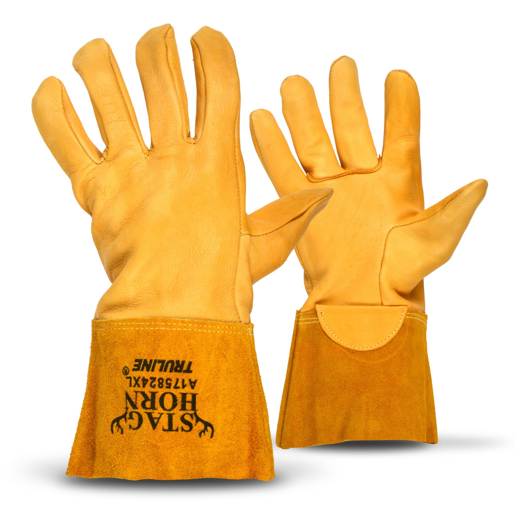 TRULINE Truline A175823 Staghorn Welding Gloves 1 Pair