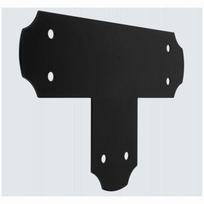 NATIONAL HARDWARE National Mfg N800-013 T Strap 5x11.25 in Black Pack of 3