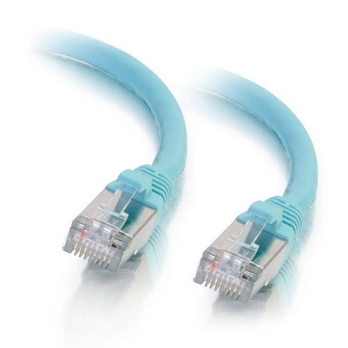 C2G C2G CG00742 Cat6a Snagless Patch Cable Aqua 3ft