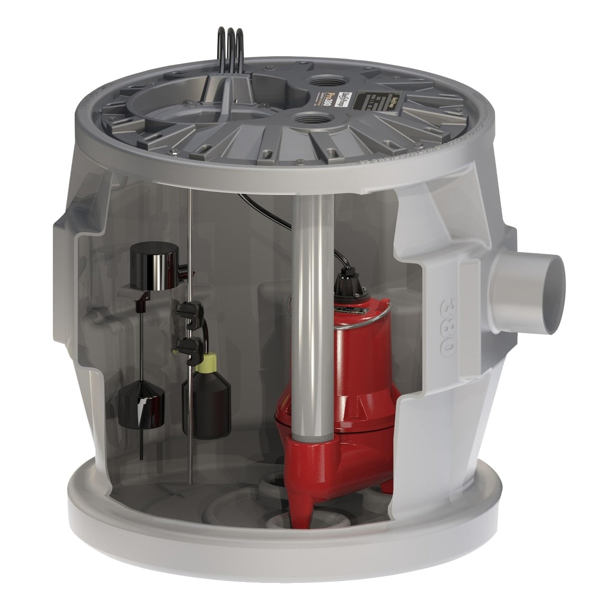 LIBERTY PUMPS Liberty Pumps P382LE51V Simplex Sewage Package 1/2 HP (2 inches Discharge)