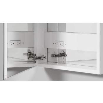 ROBERN Robern PLM2030G PL Series 20 inches x 30 inches Flat Top Medicine Cabinet (20 x 30)