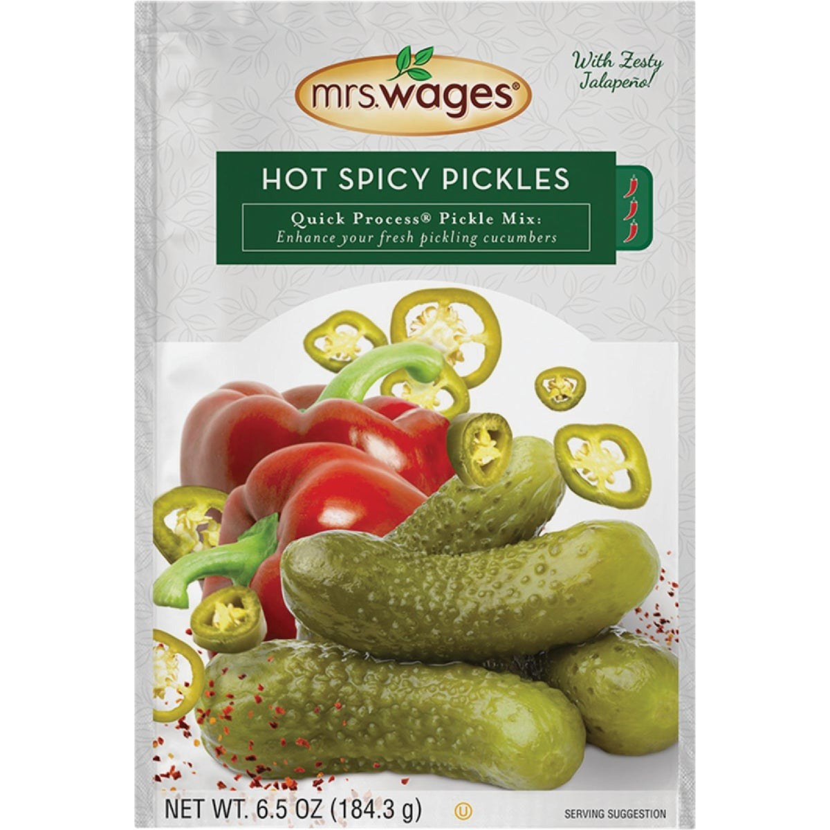 MRS. WAGES Mrs. Wages W655-J7425 Hot Spicy Pickle Mix 6.5 Oz