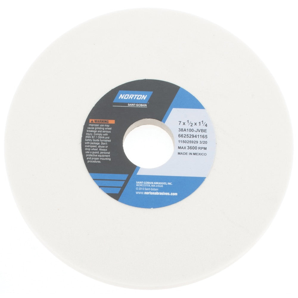 NORTON Norton 66252941165 Surface Grinding Wheel 100 Grit 7in