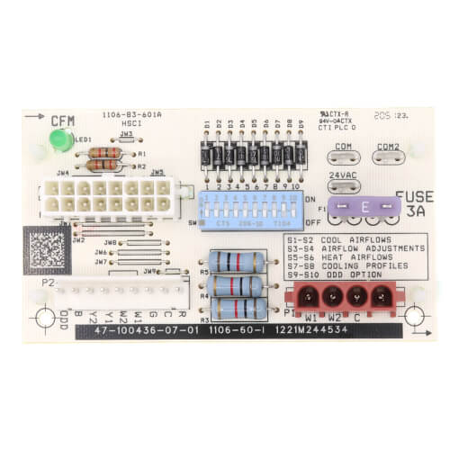 Rheem 47-100436-07 Control Board ECM Replaces 47-102077-03