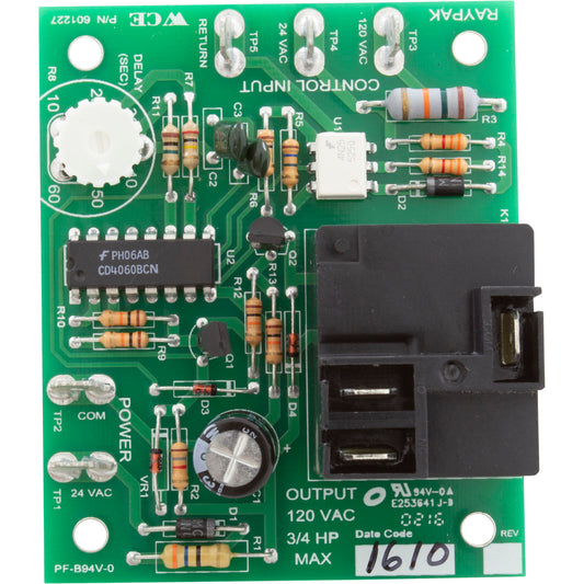 Raypak 005503F PC Board Inducer