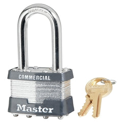 Master Lock 1KALF Padlock Keyed Alike 5/16 In Shackle 1 1/2 In Height