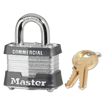 Master Lock 3KA-3753 No. 3 Laminated Steel Padlock Keyed Alike