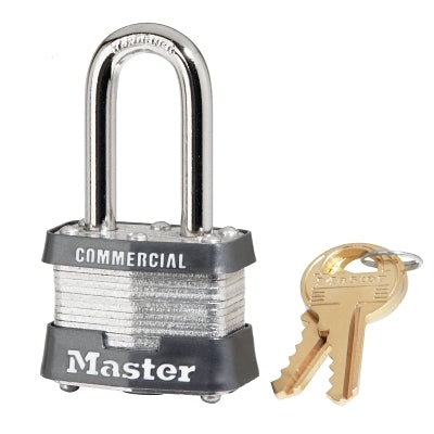 Master Lock 3KALF-0303 No. 3 Laminated Steel Padlock 9/32 in Shackle Keyed Alike 0303