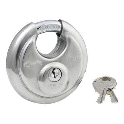 Master Lock 40KADPF-0501 Shielded Padlock Keyed Steel 3/8 inch Shackle