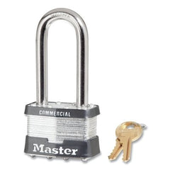 Master Lock 5KALJ-0303 No. 5 Laminated Steel Padlock, Keyed Alike 0303