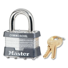 Master Lock 81KA-18R06 No. 81 Laminated Steel Padlock 5/16 inches Silver Gray Keyed Alike 18R06