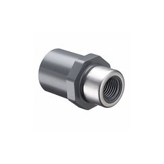 Spears 878-072SR Adapter Reducing Stainless Steel Collar 1/2 x 1/4 Inch PVC Spigot x SR FIPT Schedule 80