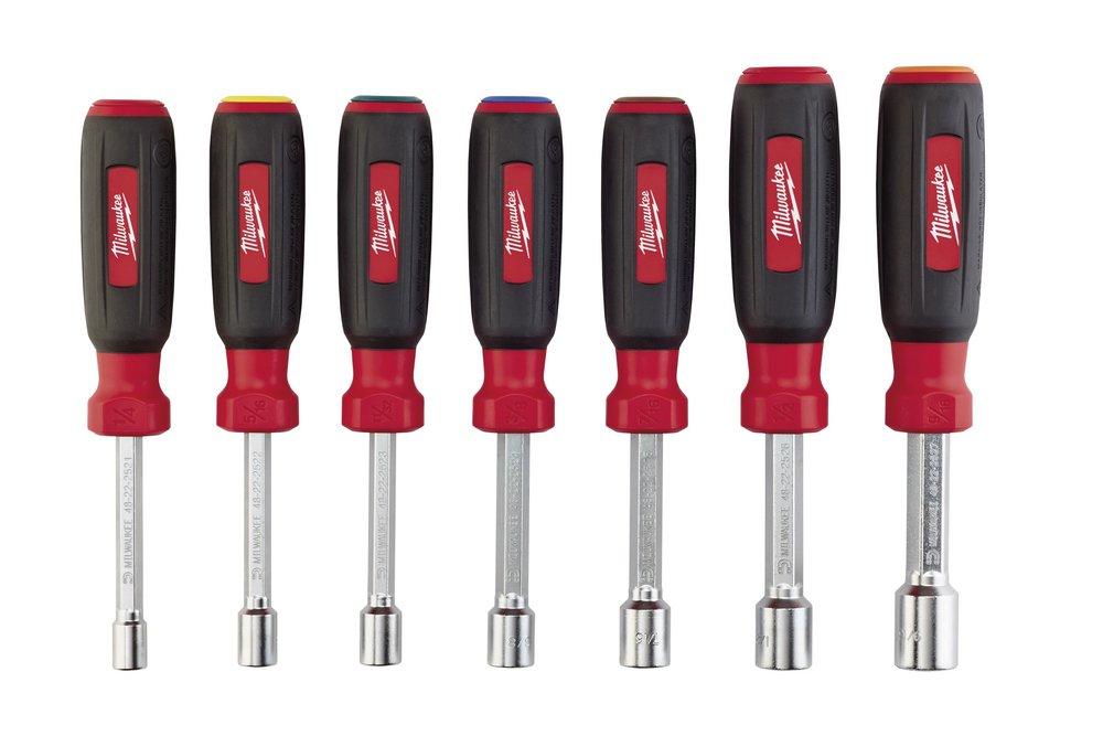 Milwaukee 48-22-2507 Magnetic Nut Driver Set 7 Pieces