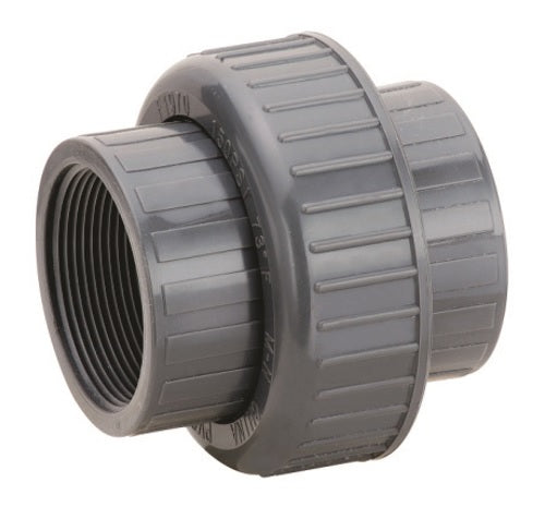 Matco-Norca 470T10 3 Union Txt Gray Schedule 80 PVC Fittings