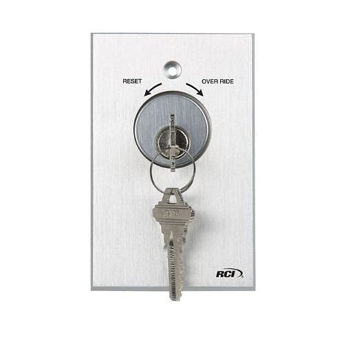 RCI Dormakaba Rci 960MO28 Momentary Key Switch Aluminum