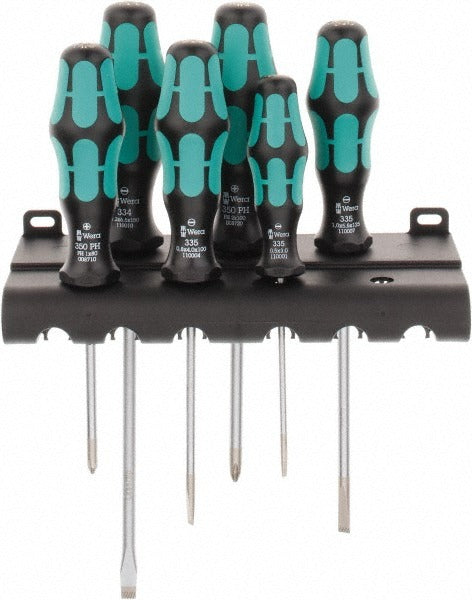 WERA Wera 05105650001 Screwdriver Set 6 Piece Phillips Slotted