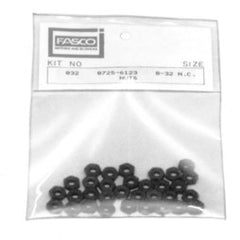 Mars KIT832 Nut Kit 8-32/32PC