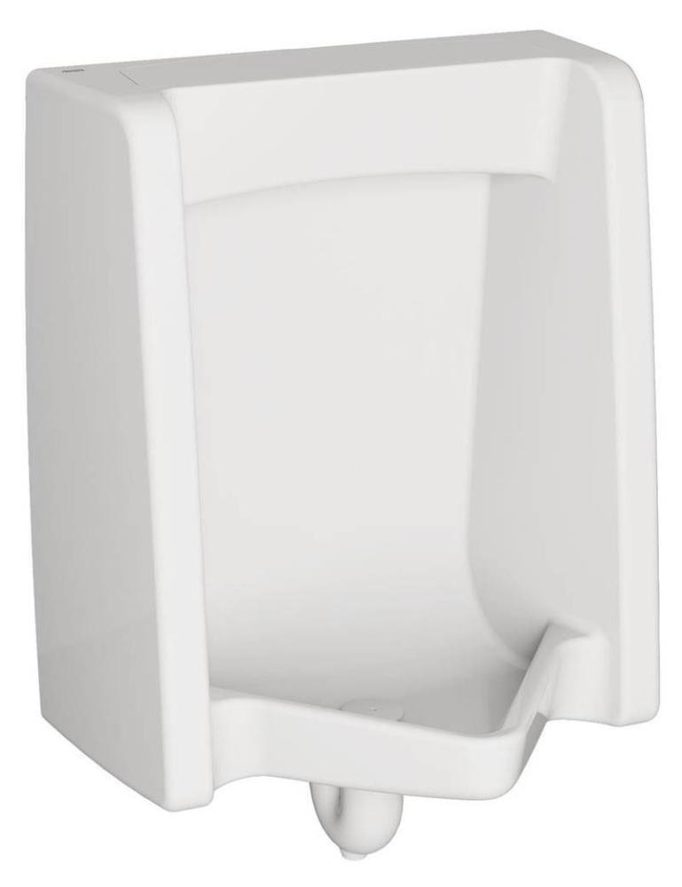 American Standard 6515.001.020 Washbrook 0.125 -1.0 gpf (0.47 - 3.8 Lpf) Back Spud Urinal