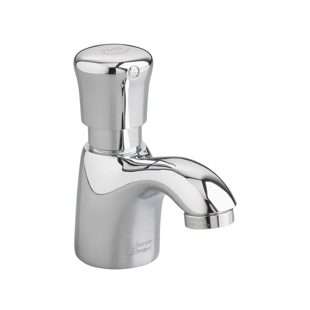 American Standard 1340109.002 Pillar Single Handle Metering Bathroom Sink Faucet 1.0 gpm