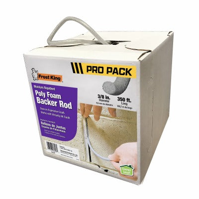 FROST KING Thermwell C21CP Caulk Saver Backer Rod 0.375 in X 350 Ft 4-pack