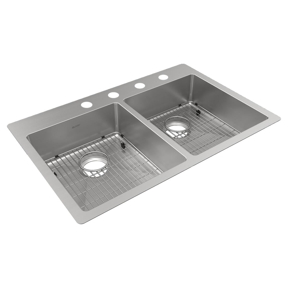 BSC PREFERRED Bsc Preferred ECTSRAD33226TBG4 Dual Mount Kitchen Sink