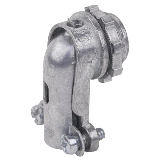 Steel City XC-295 1-1/2 Armored Cable/Flex Conduit 90deg Clamp Type Connector