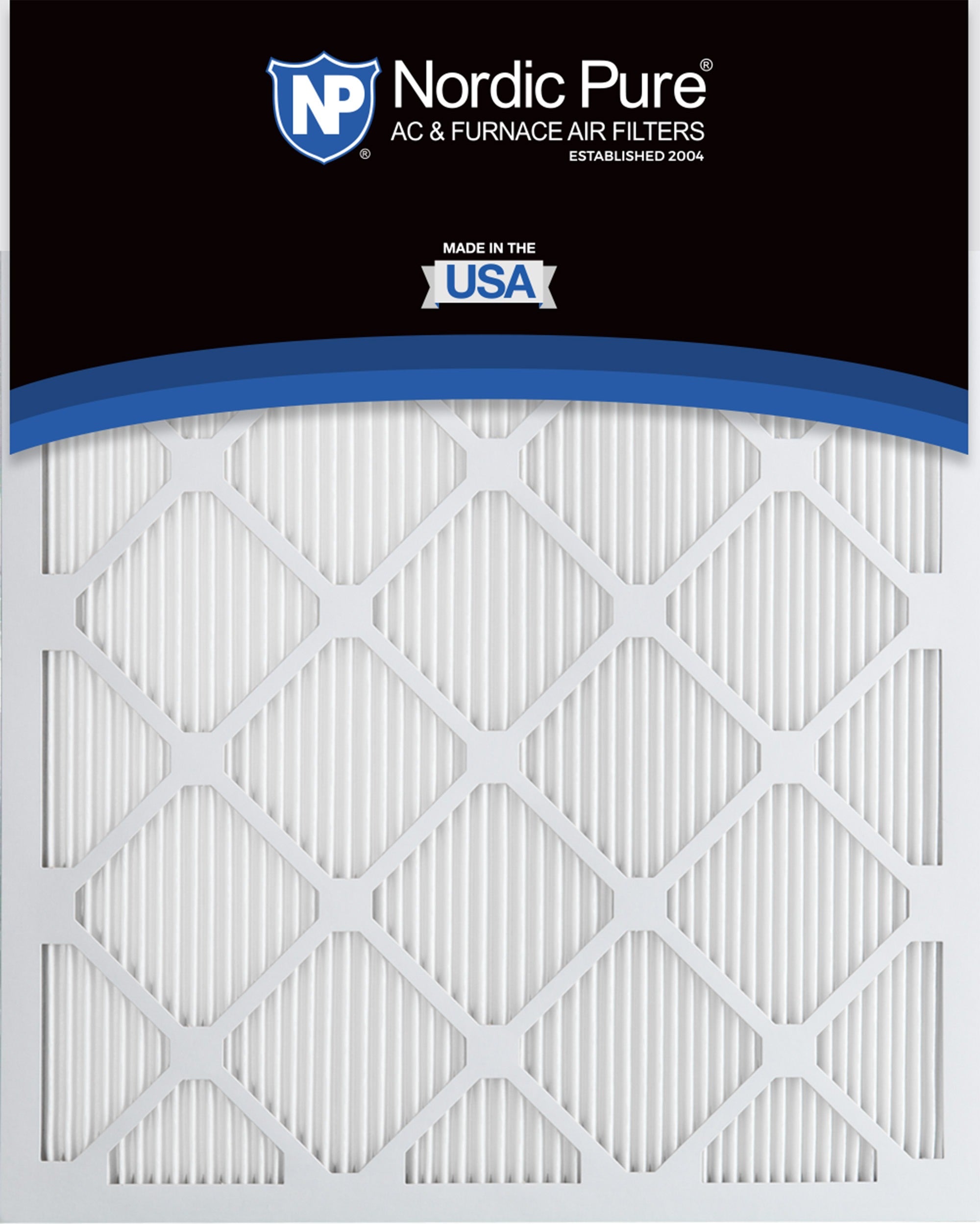 NORDIC PURE Nordic Pure 14x14x1M13MiniPleat-4 Merv 13 Air Filter 4pk