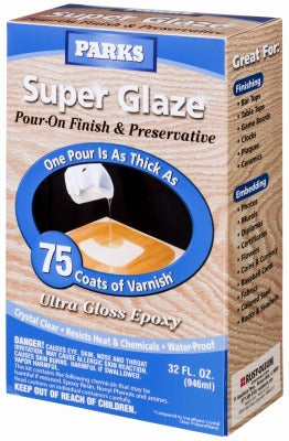 RUST-OLEUM Rust-oleum 241352 Parks Super Glaze 32 Oz Epoxy Finish