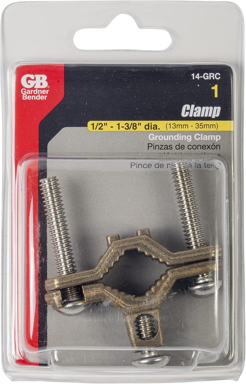 GARDNER BENDER Gardner Bender 14-GRC 1/2 in. to 1 in. Pipe set screw ground clamp (1 Pack)