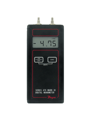 Dwyer 475-1-FM Differential Pressure Digital Manometer Handheld FM Approved 0-20 inches w.c.