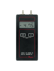 Dwyer 475-1-FM Differential Pressure Digital Manometer Handheld FM Approved 0-20 inches w.c.