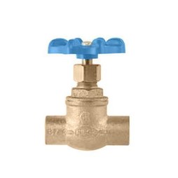 Nibco 725CL-12 Straight Stop Valve 1/2 Inch Bronze Solder