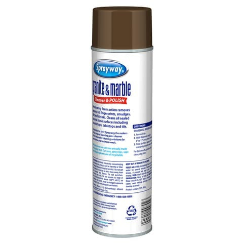 SPRAYWAY Sprayway 1000037625 Granite and Marble Cleaner and Polish 19 oz
