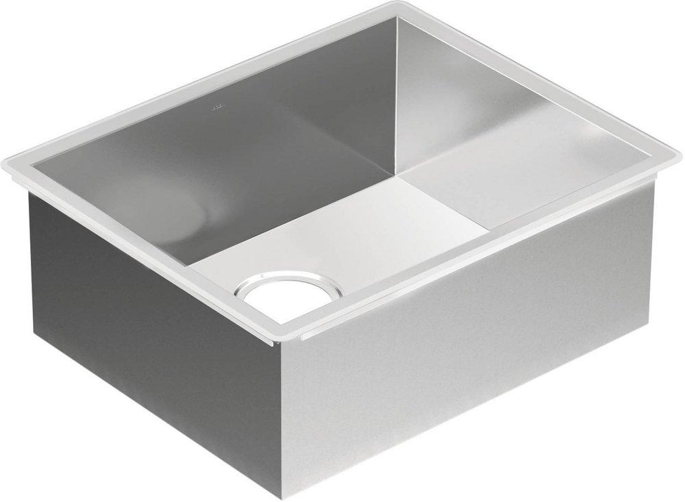 Moen G18185 1800 Series 22 x 18 in. Stainless Steel Single Bowl Undermount Kitchen Sink with SoundSHIELD Sound Dampening