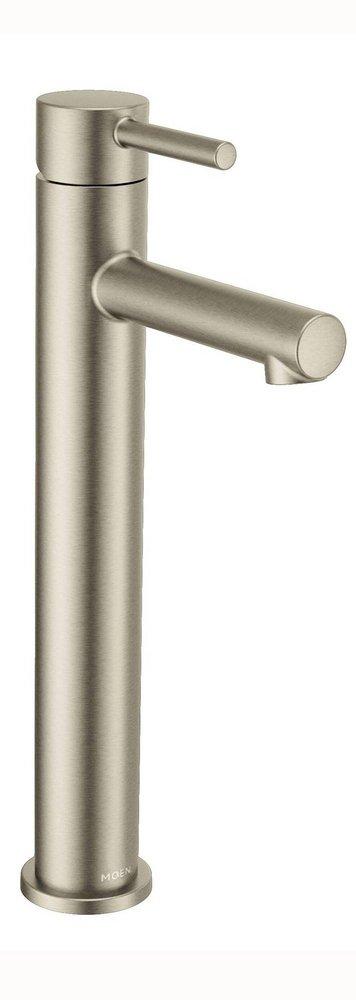 Moen 6192BN Align Single Handle Vessel Filler Bathroom Sink Faucet in Brushed Nickel